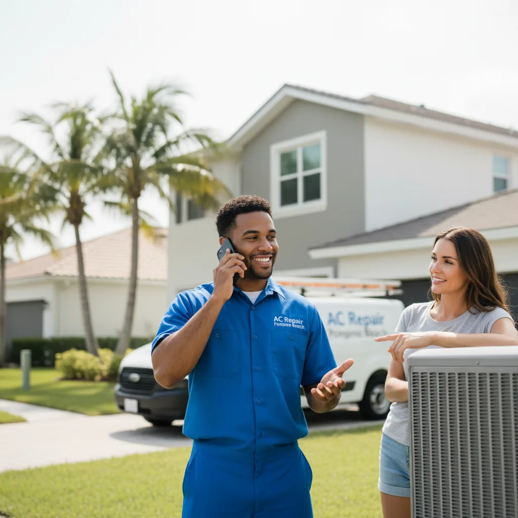 AC Repair Pompano Beach customer support in Surfside